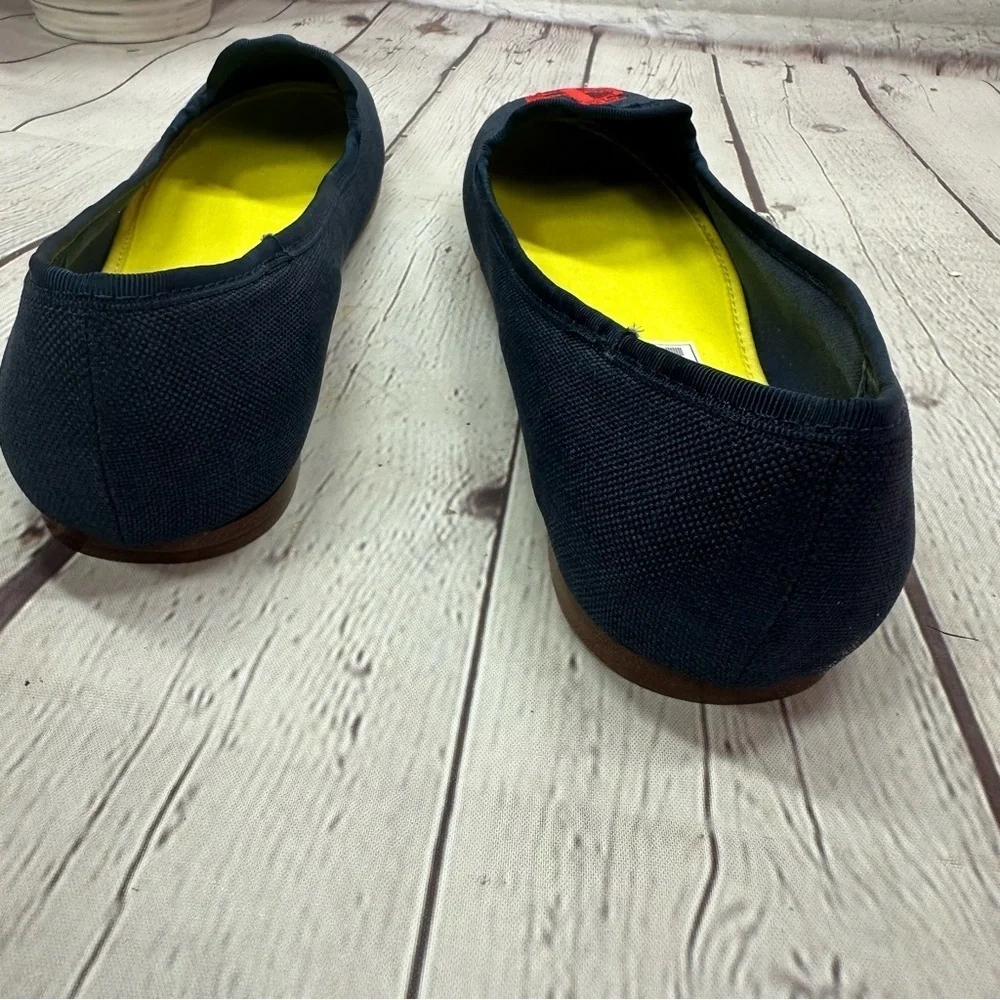 Ralph Lauren Blue and Red Flats with embroidered anchor sz 5 youth kids EU 37